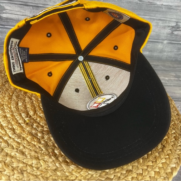 PITTSBURGH STEELERS Football VINTAGE Twins Enterprise Hat Hook Loop Cap NFL - Picture 9 of 12
